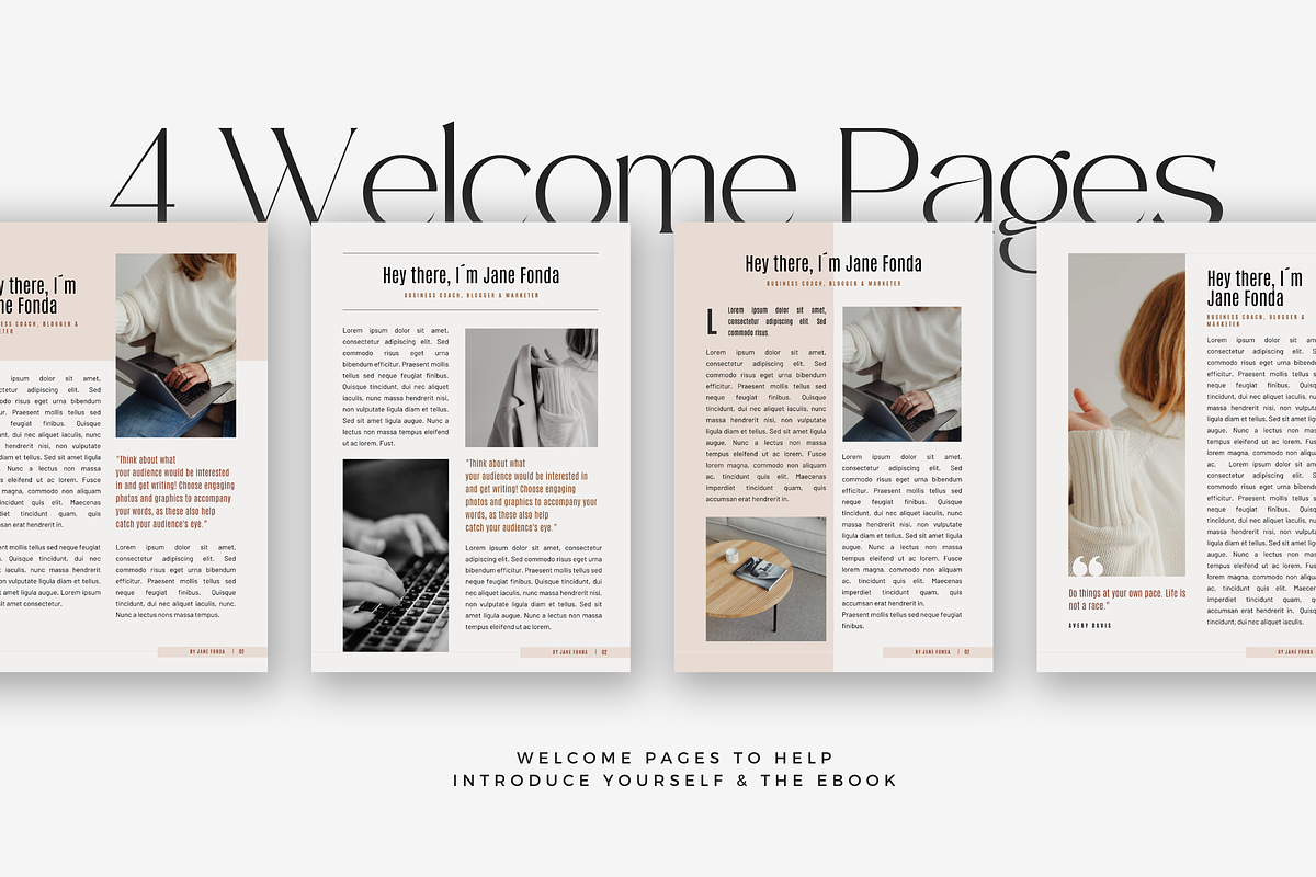Canva Business Ebook WorkBook JanePr, a Marketing Template by Lovely Confetti (Photo 4 of 9)