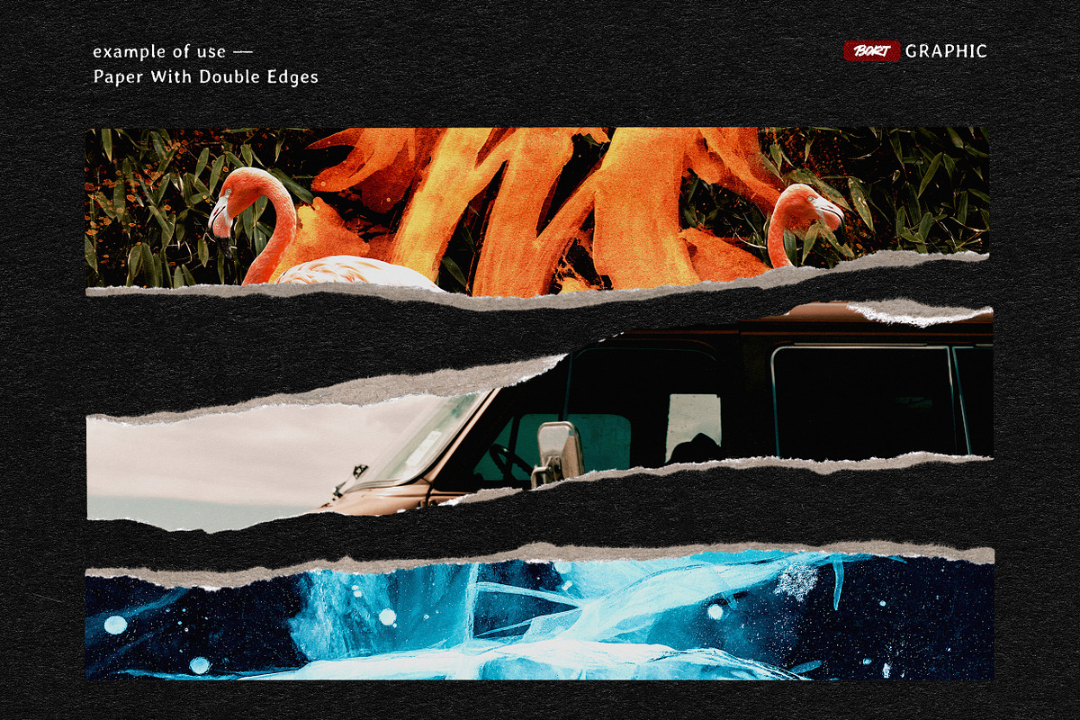 TOOORN - Series of Torn Paper Mockup, a Texture Graphic by BORT GRAPHIC (Photo 3 of 12)