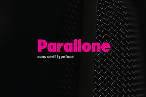 Parallone Typeface