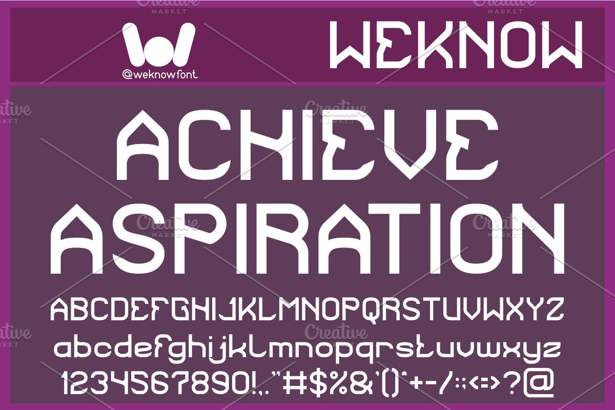 Amazing Structure font, a Font by weknow (Photo 3 of 8)