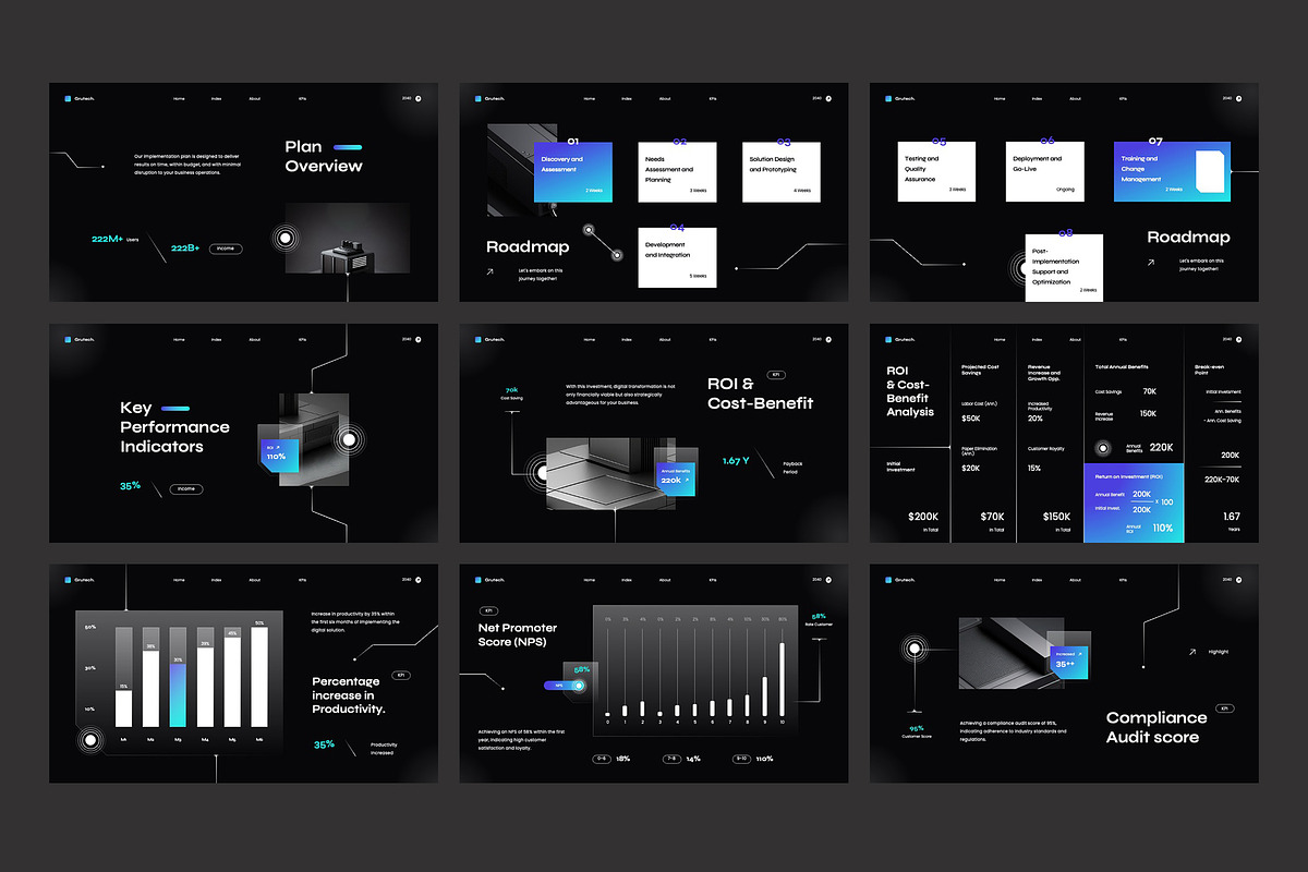 Grutech - Technology Proposal Slides preview 4
