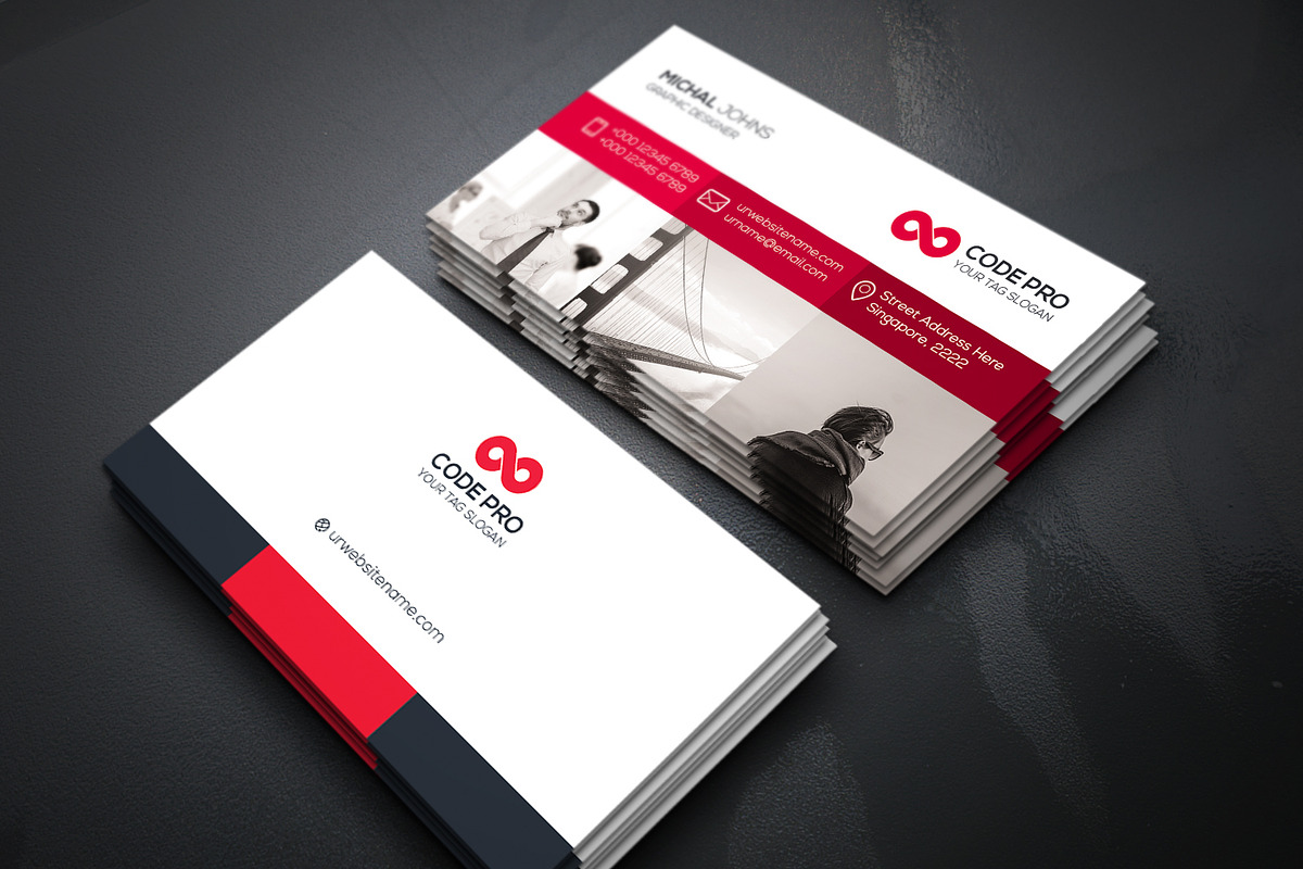 Business Cards 2 in 1, a Business Card Template by Genereux Art (Photo 3 of 8)