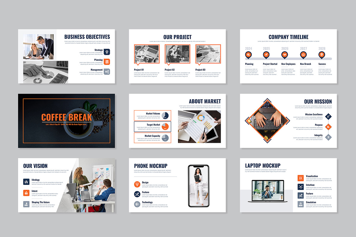 Professional Business Presentation, a Presentation Template by Mighty-Slide (Photo 3 of 5)