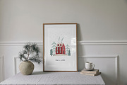 Cute Scandinavian Christmas set, a Seasonal Illustration by Tabita's shop (Thumbnail 4 of 10)