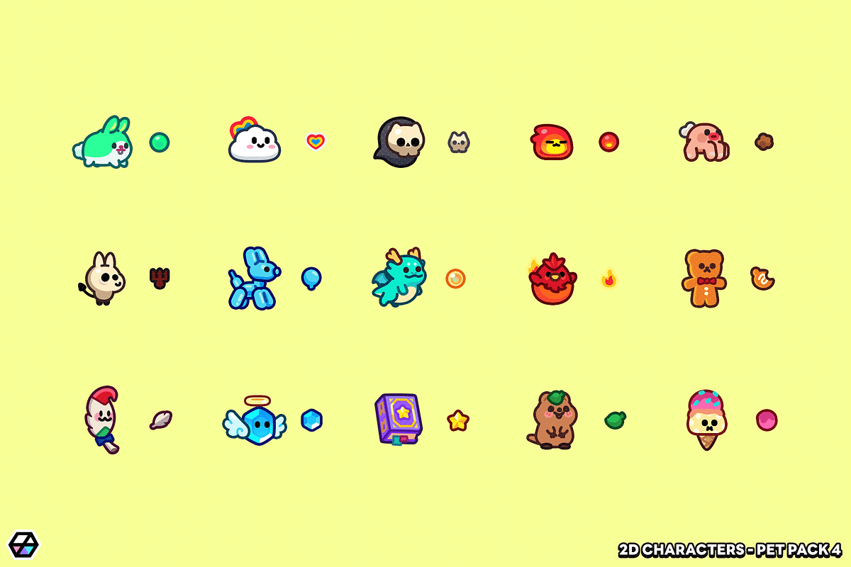 2D Characters - Pet Pack 4, an Animal Illustration by LAYERLAB (Photo 4 of 7)