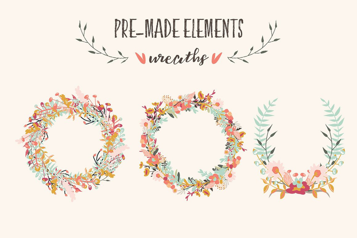 Watercolor Bundle - Designer Deal, an Illustration by Creativeqube Design (Photo 64 of 72)