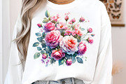 Valentines Day Watercolor Clipart, an Illustration by SinaCreation (Thumbnail 5 of 11)