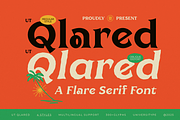UT Qlared - A Flare Serif Font, a Serif Font by Universitype (Thumbnail 1 of 14)