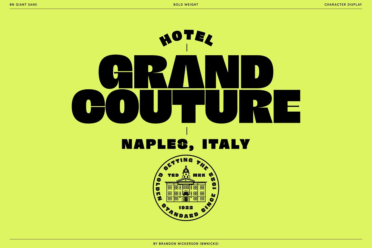BN Giant, a Sans Serif Font by Bnick (Photo 4 of 19)