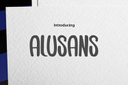 Alusans, a Script Font by da_only_aan (Thumbnail 1 of 5)