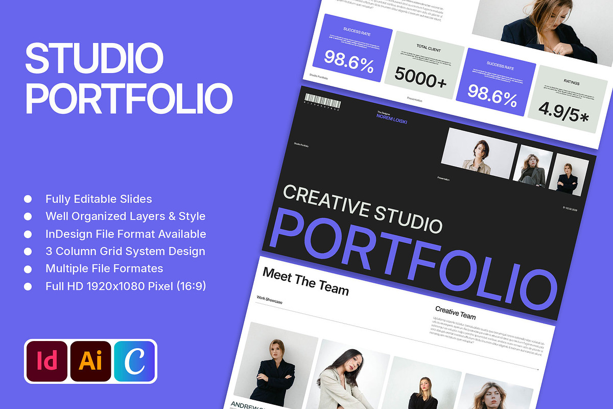Studio Portfolio Presentation, a Presentation Template by Devators (Photo 2 of 8)