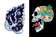 25 in 1 Bundle - Skull Illustrations, a Person Illustration by gunaonedesign (Thumbnail 20 of 21)