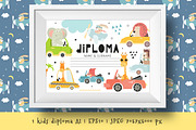 Nursery Art Kids transport, an Animal Illustration by Nursery Art (Thumbnail 9 of 10)