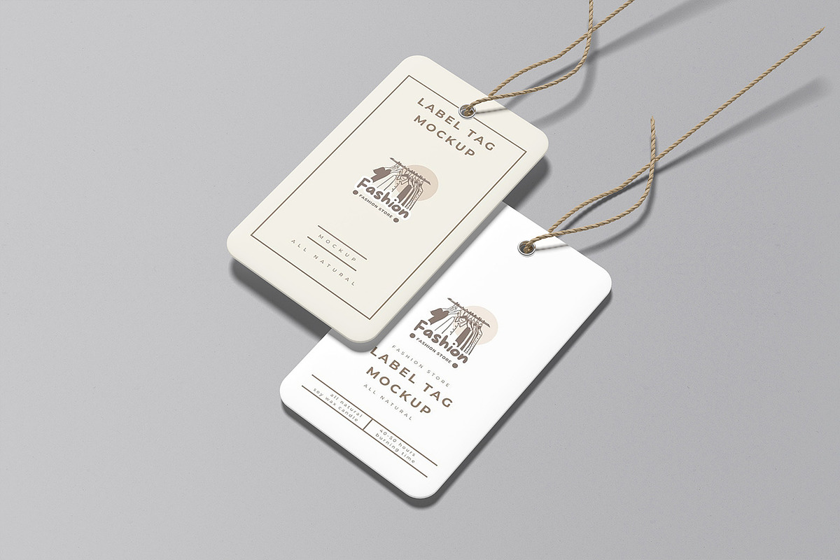 Label Tag Mockup, a Product Mockup by graphicsecond (Photo 3 of 5)