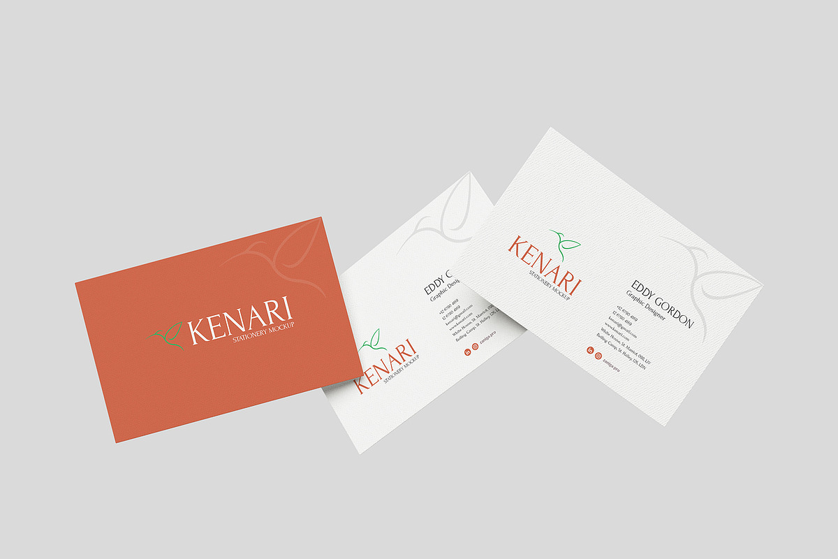 Realistic Business Card Mockup PSD, an Advertising Mockup by MA-KING_ART (Photo 3 of 5)