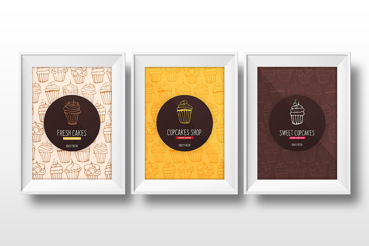 12 Cupcakes Posters, a Poster Template by Leo Edition (Photo 2 of 9)