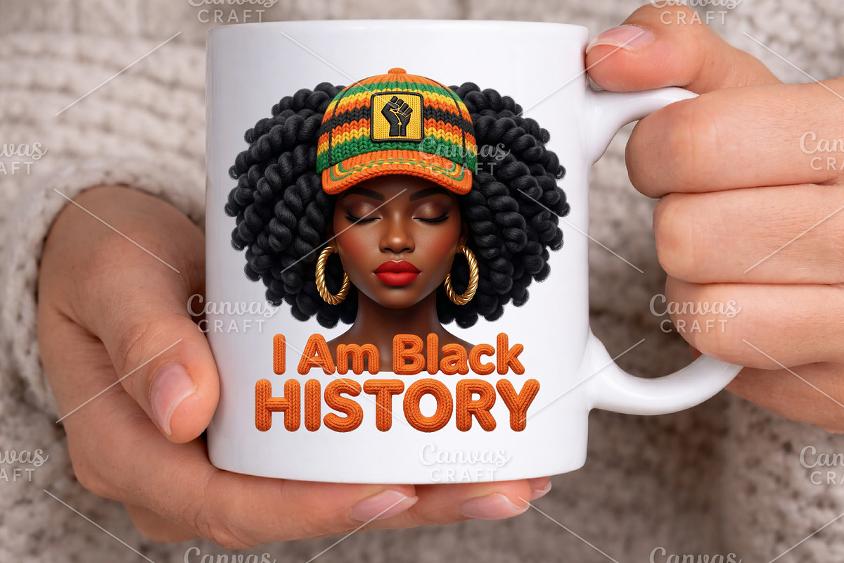 I am Black History PNG, an Illustration by Canvas Craft (Photo 3 of 6)