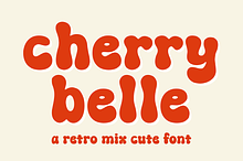 Cherry Belle - Retro Groovy Font