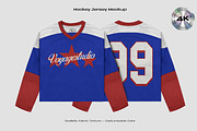 Hockey Jersey Mockup, an Apparel Mockup by Voyage Studio (Thumbnail 3 of 4)