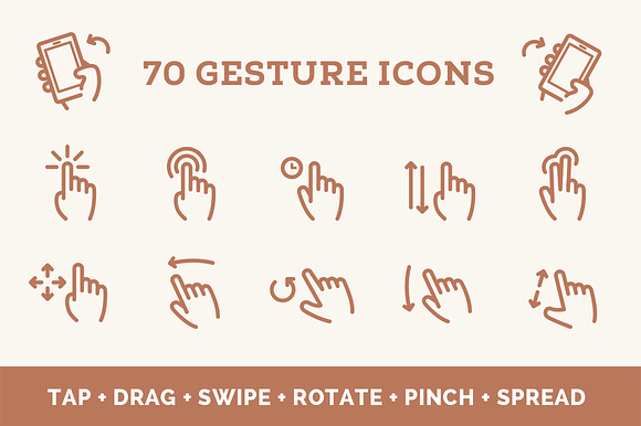 Gesture Icon Set preview 3