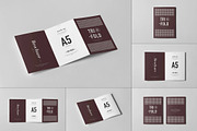 Tri-Fold A5 Brochure Mock-up, an Advertising Mockup by zippypixelstudio (Thumbnail 1 of 9)