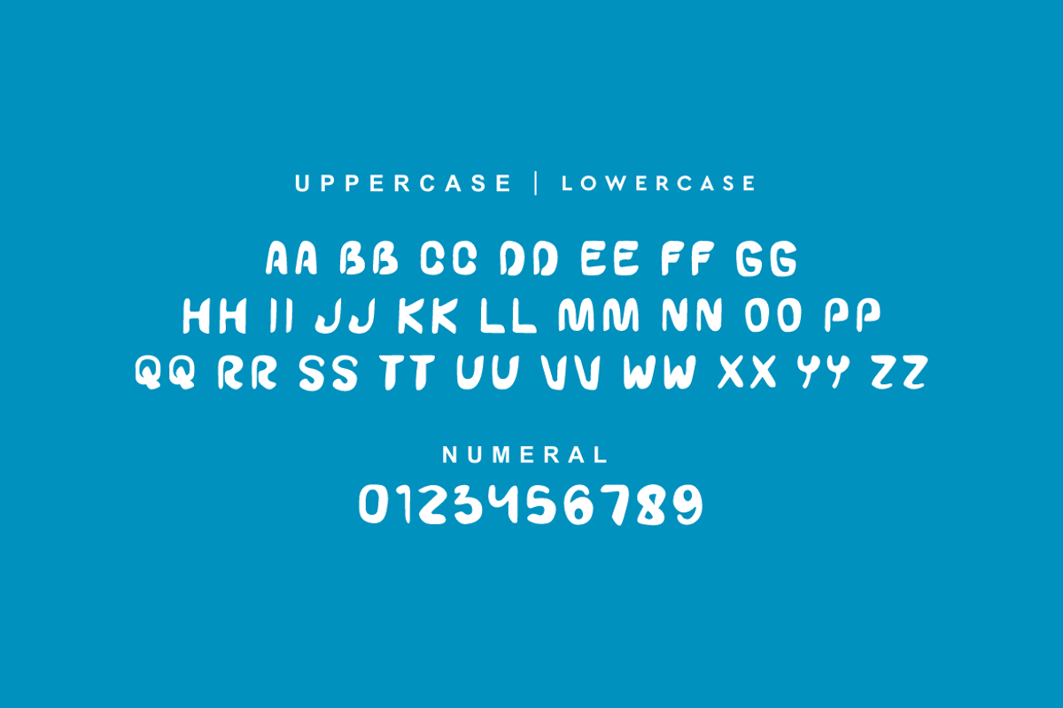 Sticko Summer Font, a Sans Serif Font by Iqsiart Studio (Photo 3 of 9)