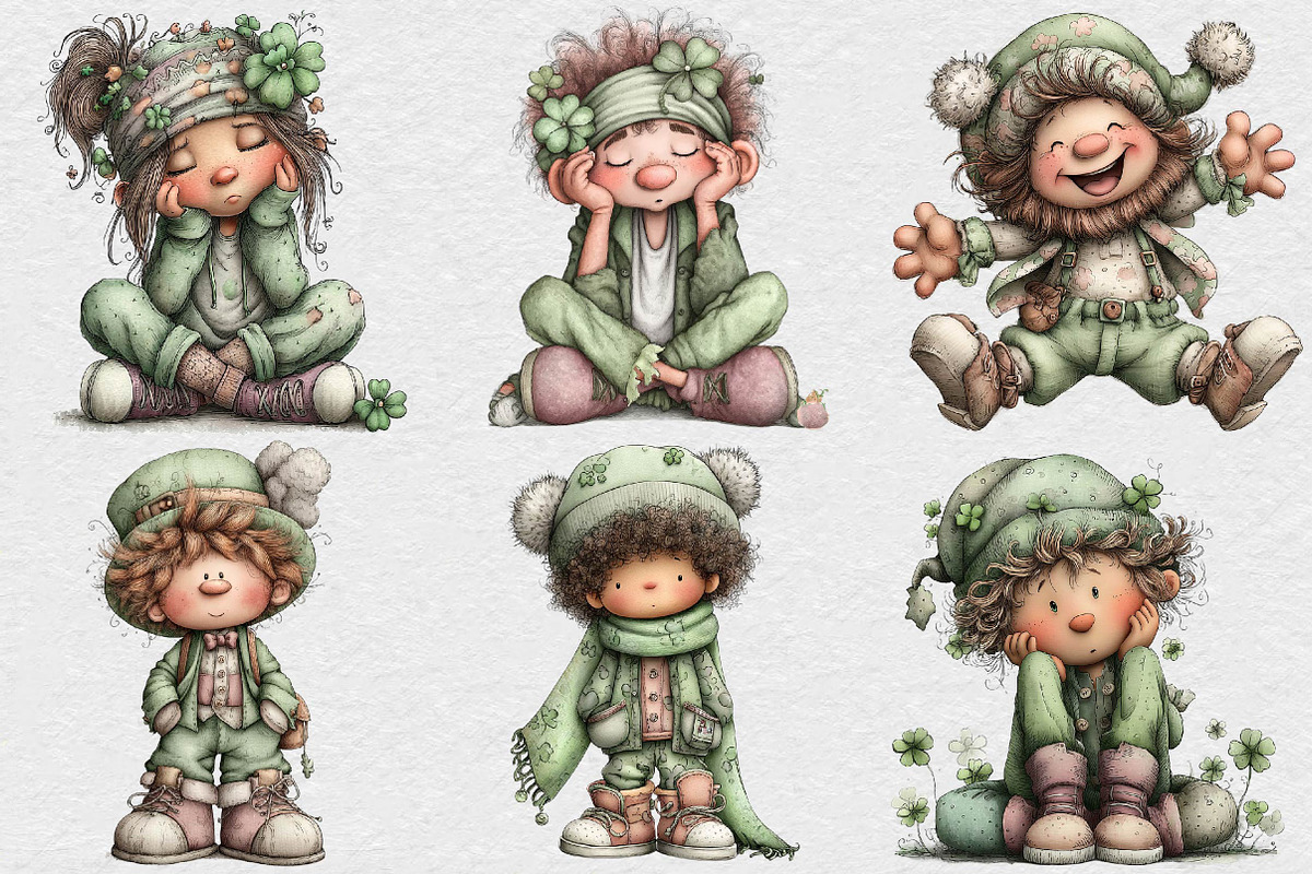 Whimsical St Patrick’s Leprechaun, an Illustration by DreamCafeArt (Photo 4 of 6)