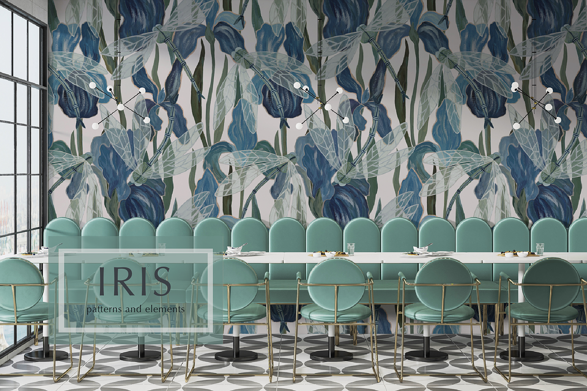 Pattern IRIS, an Illustration by PASHKOVA (Photo 1 of 17)