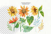 Watercolor Flowers Bundle, an Illustration by OllyKo Art (Thumbnail 4 of 15)