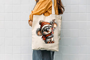 Funny Christmas Animals Collection, a Seasonal Illustration by CreationArt (Thumbnail 7 of 7)