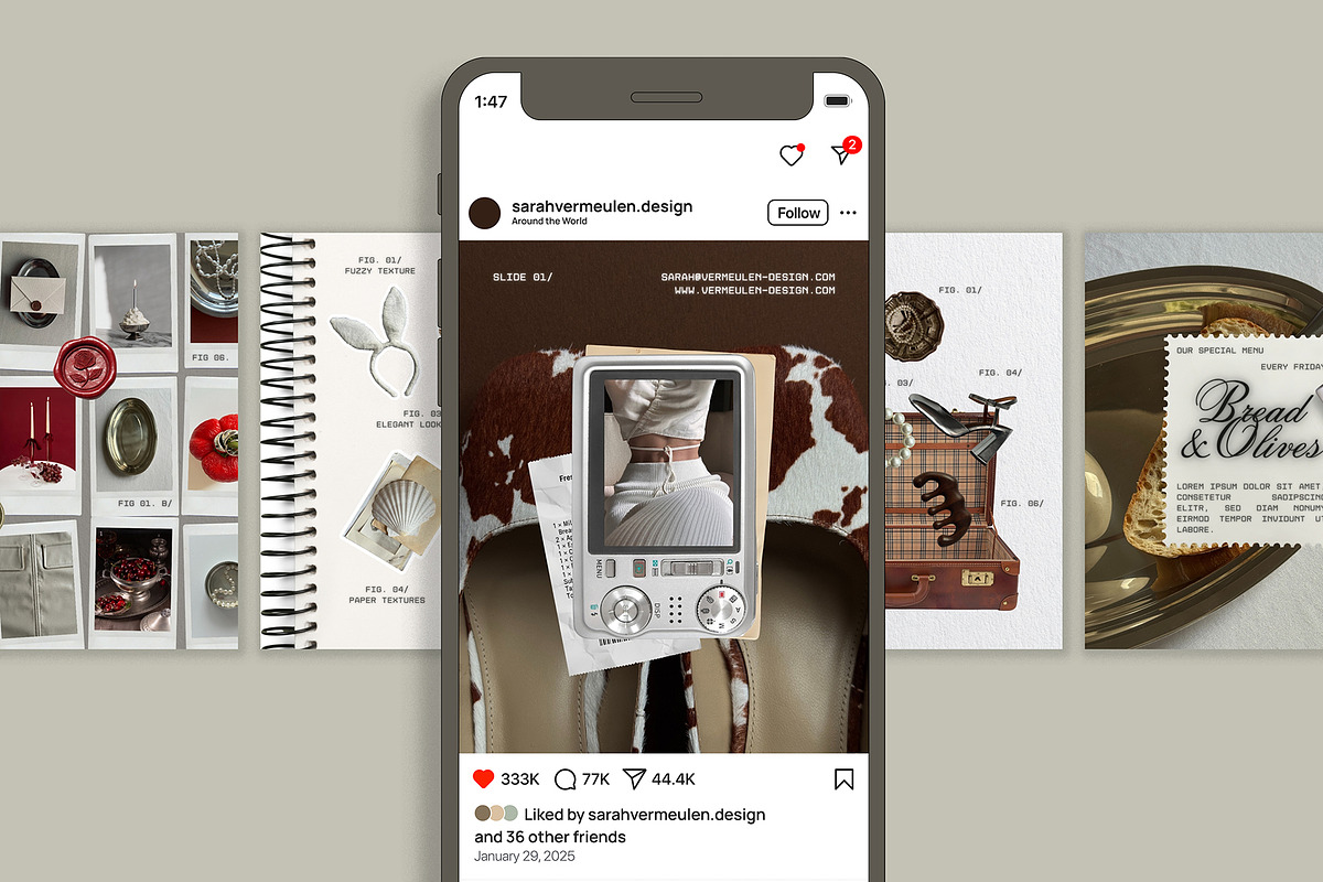 Social Media Kit Canva | Collage, a Social Media Template by Vermeulen Design Studio (Photo 2 of 5)