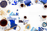 Feminine Navy, Blue & Gold Desktops, a Business Photo by OhTilly (Thumbnail 2 of 6)