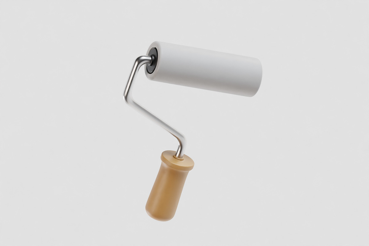 Paint Roller Brush, an Object 3D Model by fahad121 (Photo 6 of 8)