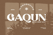 Gaqun Serif Font, a Serif Font by Perfectype (Thumbnail 1 of 10)