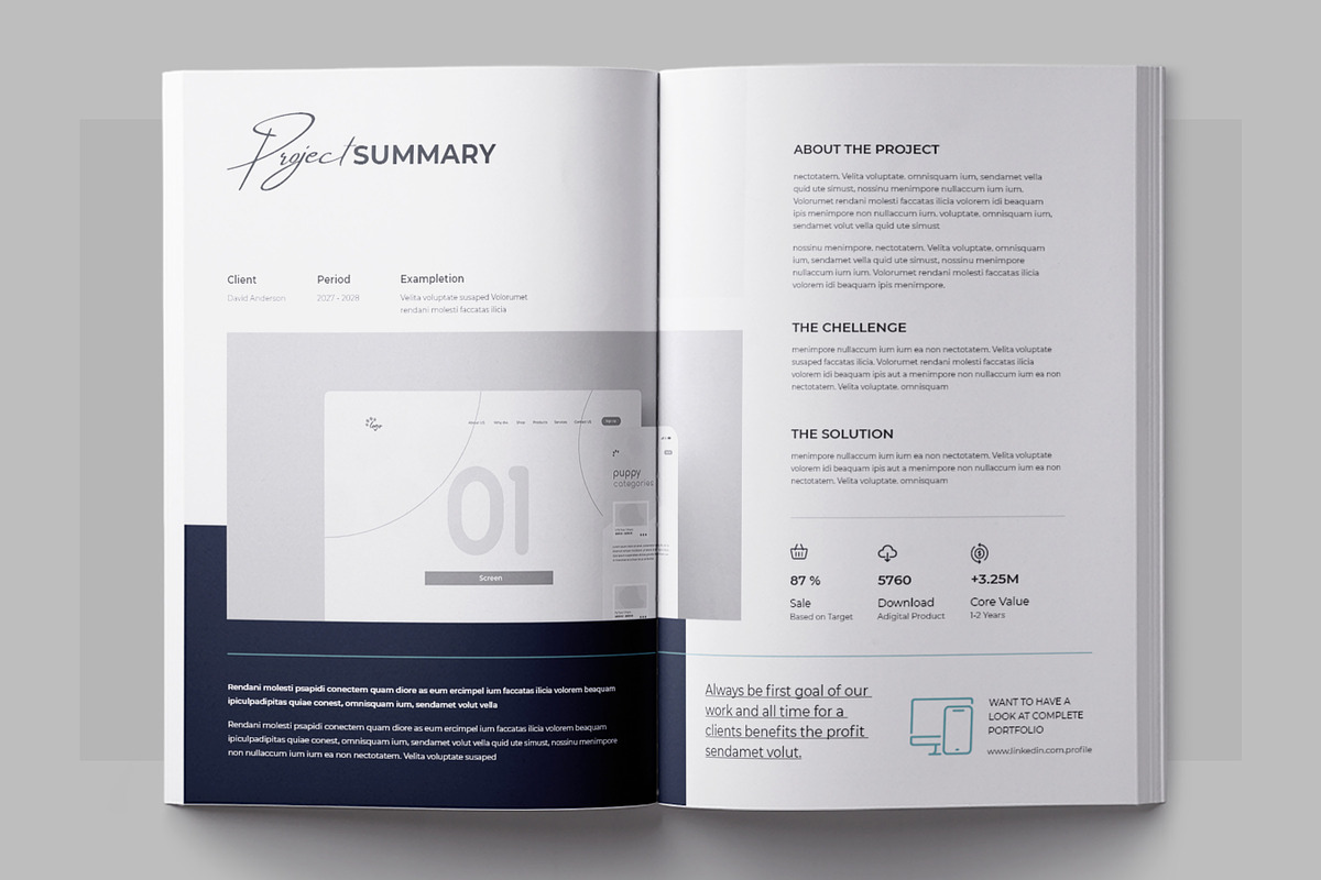 Business Proposal Template | MS Word preview 2