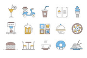 Restorant and japanese food, an Outline Icon by narinadraban (Thumbnail 2 of 4)