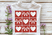 Retro Checkered Valentines PNG, an Illustration by CraftArtStudio (Thumbnail 3 of 4)