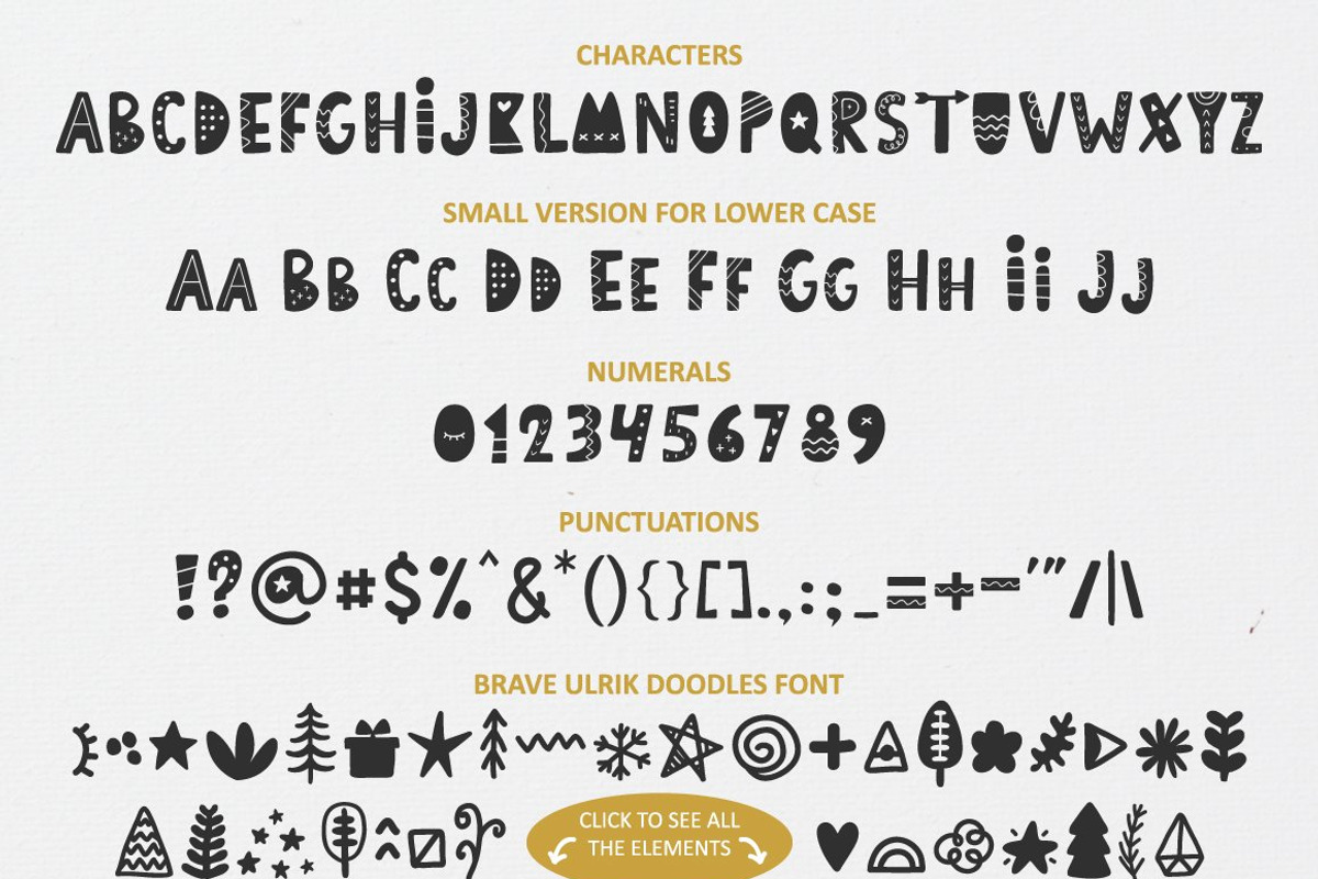 DECORATIVE FONT BUNDLE : 4 in 1, a Script Font by Katrinelly (Photo 11 of 17)