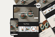 Wix Jewelry Store Website, a Wix Template by Sky Dore Design (Thumbnail 1 of 11)