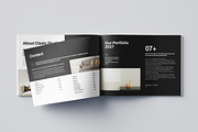 Design Portfolio Landscape Template, a Brochure Template by Pixelpick (Thumbnail 2 of 9)