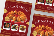 Asian Menu Flyer, a Flyer Template by Annora Studio (Thumbnail 3 of 6)