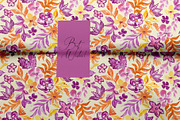 Purple Floral Seamless Pattern, a Pattern Graphic by SirenaArt (Thumbnail 15 of 15)