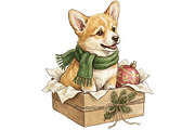 Cozy Winter Animals Clipart Bundle, an Animal Illustration by T-shirt Pond (Thumbnail 13 of 26)