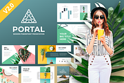 Portal Modern Template Bundle, a Presentation Template by Reshapely (Thumbnail 2 of 36)