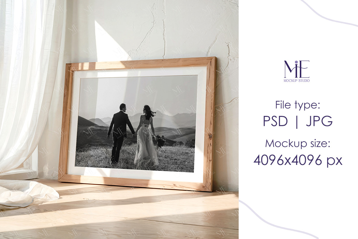 Horizontal Frame Mockup DIN A Poster, a Mockup by Mie Mockup Studio (Photo 5 of 6)