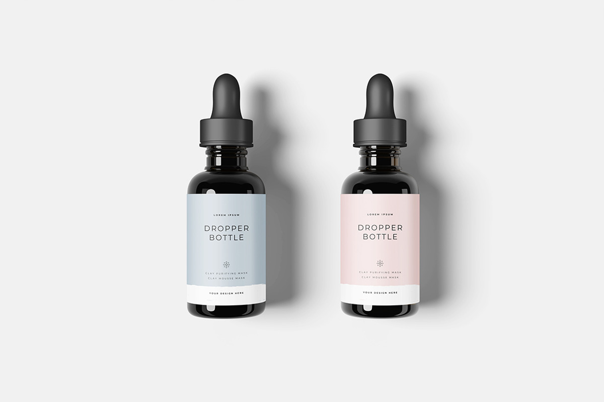 Dropper Bottle Mockup, a Packaging Mockup by bimockup (Photo 4 of 6)