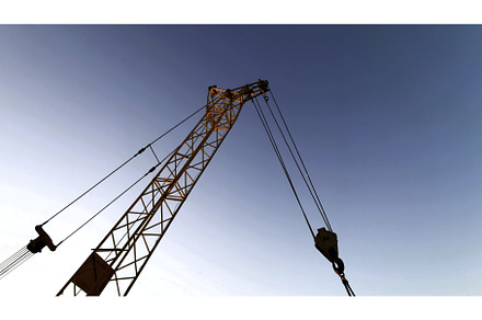 Building crane against the, an Industrial Photo by Media Whale Stock
