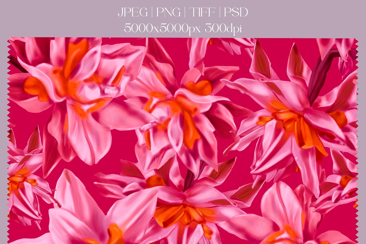Viva Magenta - pattern collection, a Pattern Graphic by NNclipart (Photo 6 of 20)