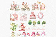 Pink baby princess clipart, a Person Illustration by MyLittleMeow (Thumbnail 2 of 8)