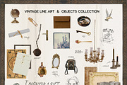 Vintage Objects & Line Art, an Object Graphic by Purple (Thumbnail 18 of 18)